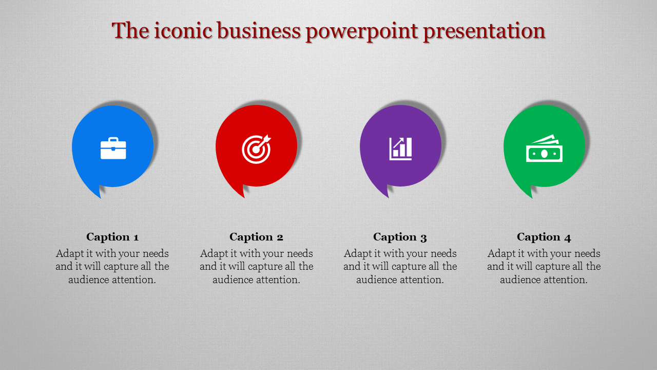 Free - Editable Business PowerPoint Presentation With Icons